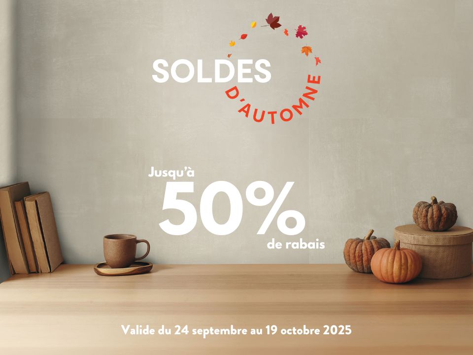 SOLDES D'AUTOMNE 2025