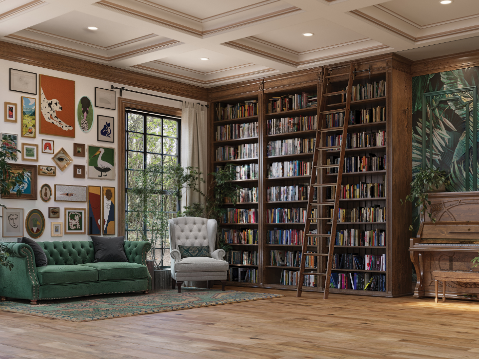 La pièce la plus désirée en 2026 : la bibliothèque à la maison