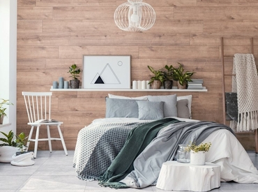 Tendance : plancher de bois comme revêtement mural