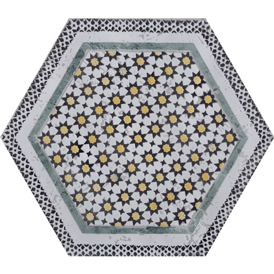 FUORIMAIOLICA ESAGONA