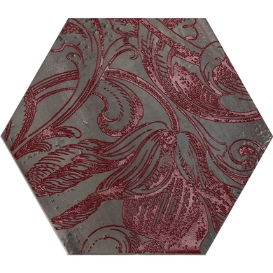 FUORIDAMASCO ESAGONA ROSSO