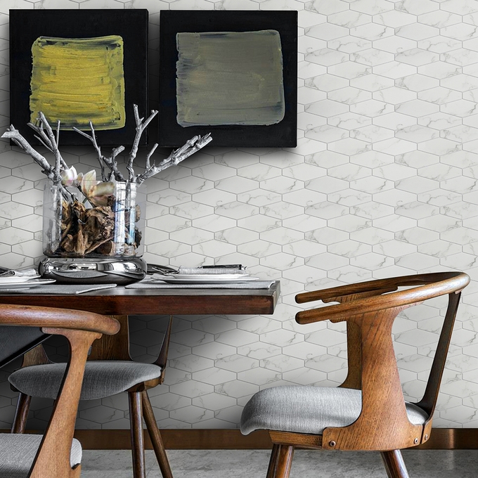 MOSAÏQUE HEX ÉTIRÉE