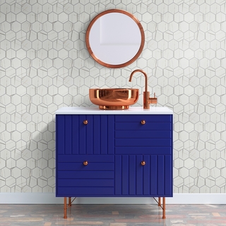 MOSAÏQUE HEX ÉMAILLÉE