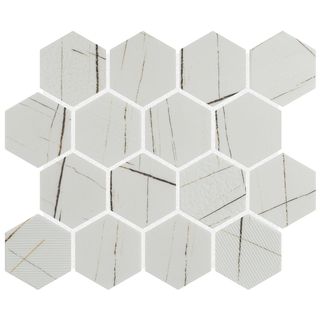 MOSAÏQUE HEX ÉMAILLÉE