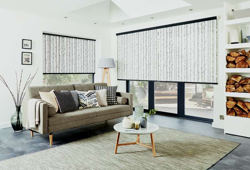 Store a motifs de branche pour fenêtre