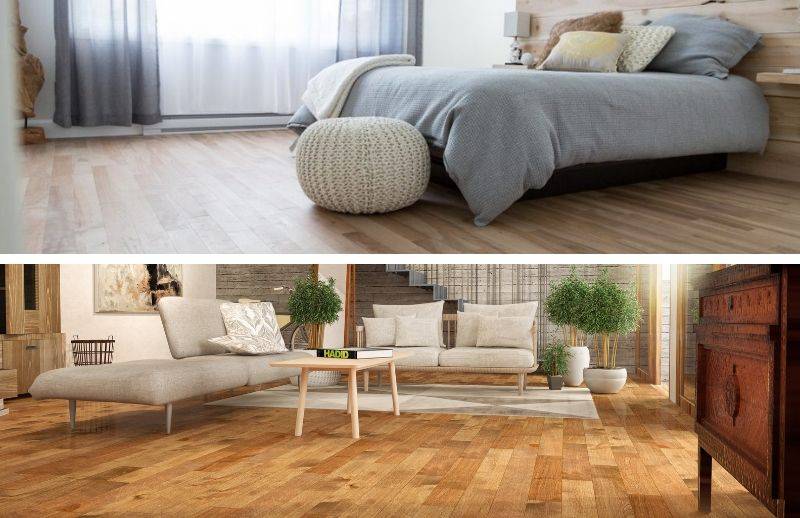 Plancher De Bois Franc Huile Et Verni Qu Est Ce Qui Les